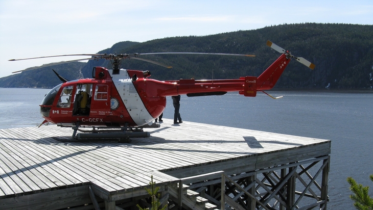Mise aux normes des héliports du Québec pour la Garde côtière
